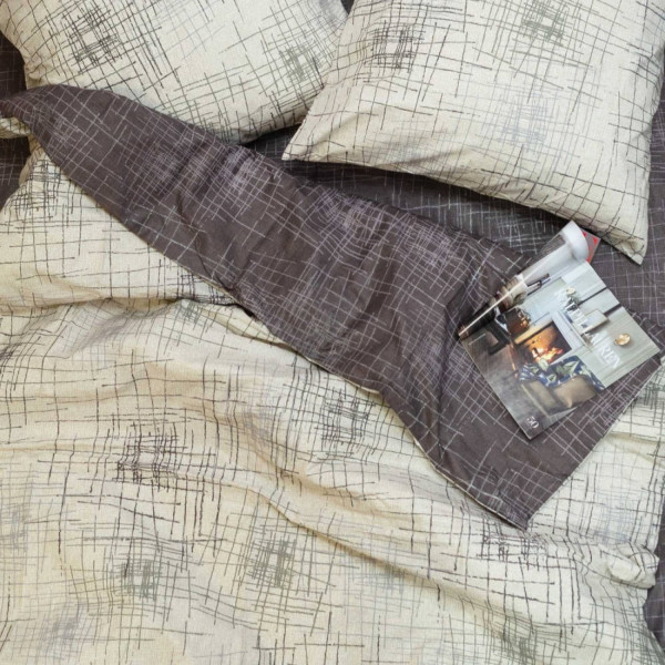 Комплект постільної білизни Isleep подвійний ранфорс 19010 (19010_dv_isleep)