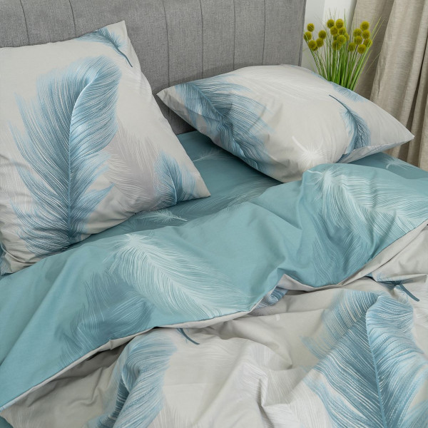 Комплект постельного белья Isleep евро ранфорс (25378_ev_isleep)