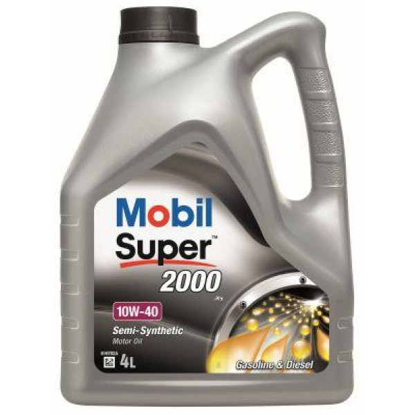 Моторна олива MOBIL SUPER 2000 10W40 4л (MOBIL 12-4)