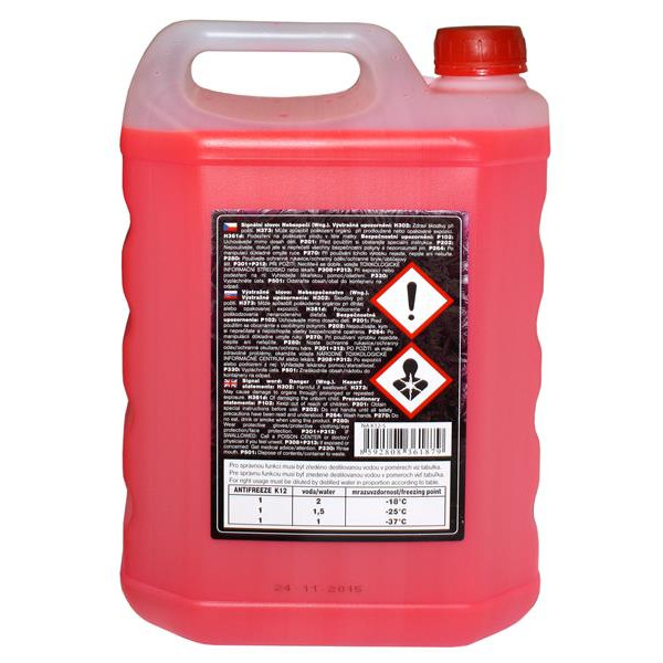 Антифриз Starline Extra K12 G-12+ красный концентрат -74°C 5л (NA K12-5)