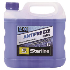 Антифриз Starline Extra K11 G-11 концентрат синий -74°C 3л
