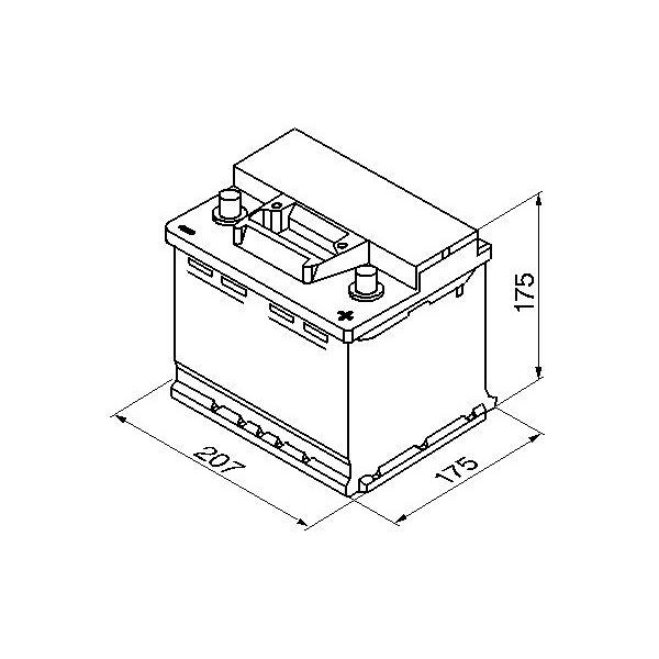 Акумулятор Bosch S3 41Ah 360A (0 092 S30 010)