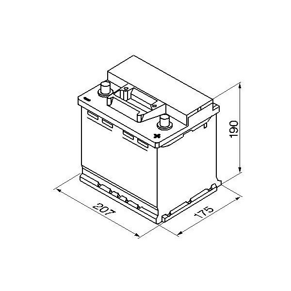 Акумулятор Bosch S3 45Ah 400A (0 092 S30 020)