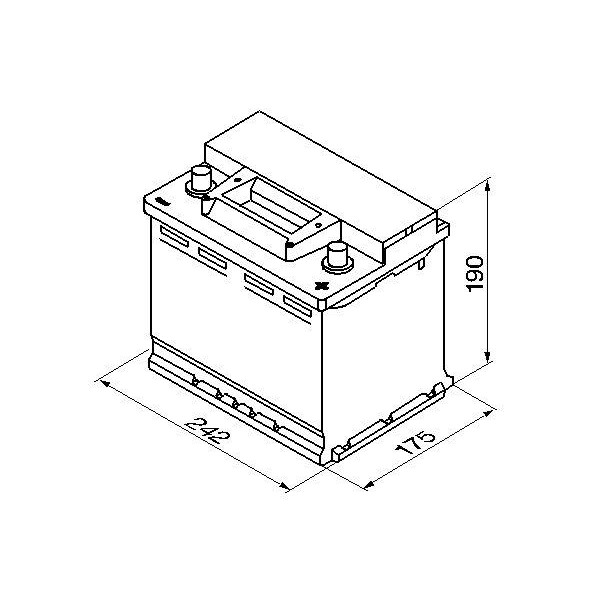Акумулятор Bosch S3 56Ah 480A (0 092 S30 050)