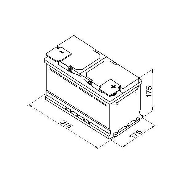 Акумулятор Bosch S4 Silver 80Ah EN 740A (0 092 S40 100)