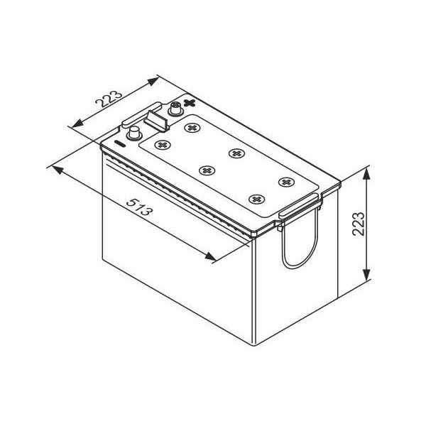 Аккумулятор Bosch TE EFB 190Ah EN1050A L+ (0 092 TE0 777)