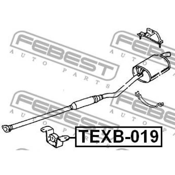 Кронштейн FEBEST (TEXB-019)