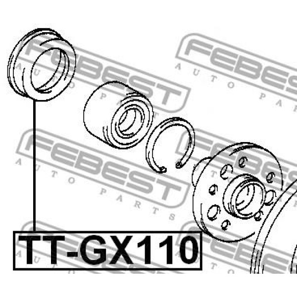 Пыльник подшипника FEBEST (TT-GX110)