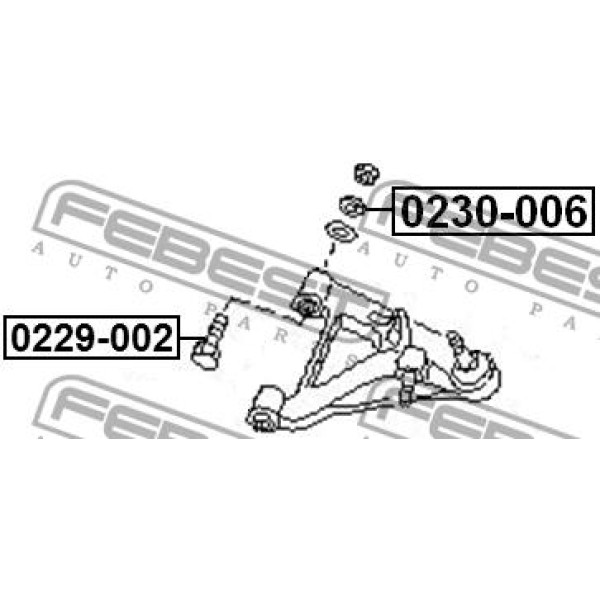 Болт FEBEST (0229-002)
