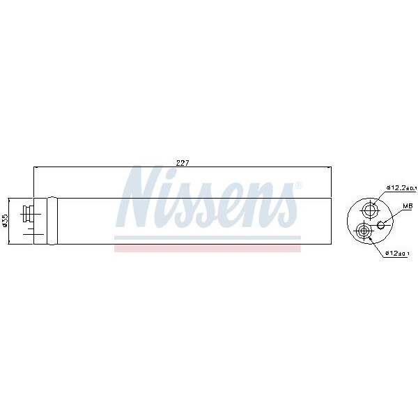 Осушитель кондиционера NISSENS (95453)