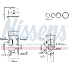 Клапан расширения NISSENS