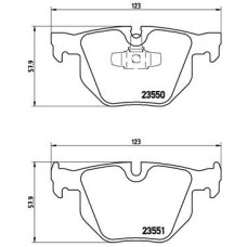 Гальмівні колодки дискові Brembo P06 039