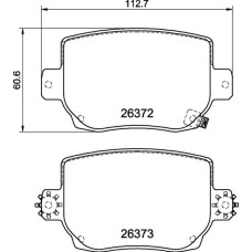 Гальмівні колодки дискові Brembo P09 030