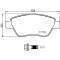 Гальмівні колодки дискові Brembo P23 169 (P23 169)