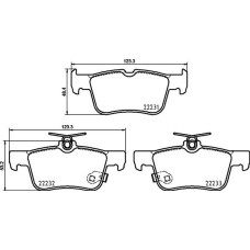 Гальмівні колодки дискові Brembo P24 217