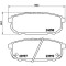 Гальмівні колодки дискові Brembo P30 023 (P30 023)