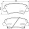Гальмівні колодки дискові Brembo P30 111 (P30 111)