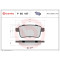 Гальмівні колодки дискові Brembo P50 107 (P50 107)