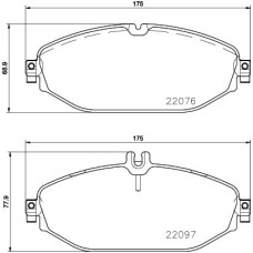 Гальмівні колодки дискові Brembo P50 124