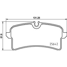 Гальмівні колодки дискові Brembo P65 040