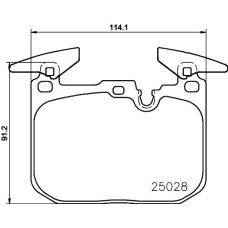 Гальмівні колодки дискові Brembo P06 096