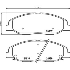 Гальмівні колодки дискові Brembo P09 016