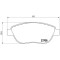 Гальмівні колодки дискові Brembo P23 119 (P23 119)