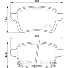 Гальмівні колодки дискові Brembo P23 190