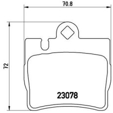 Гальмівні колодки дискові Brembo P50 042