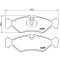 Гальмівні колодки дискові Brembo P50 081 (P50 081)