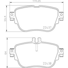 Гальмівні колодки дискові Brembo P50 136