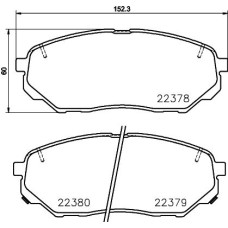 Гальмівні колодки дискові Brembo P30 086