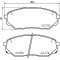 Гальмівні колодки дискові Brembo P30 086 (P30 086)