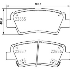 Гальмівні колодки дискові Brembo P30 103
