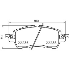 Гальмівні колодки дискові Brembo P49 055