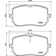 Гальмівні колодки дискові Brembo P50 157