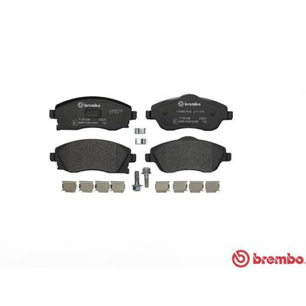 Гальмівні колодки дискові Brembo P59 036 (P59 036)