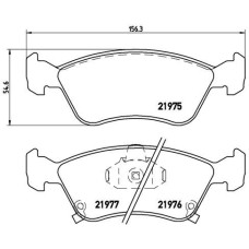 Гальмівні колодки дискові Brembo P83 041