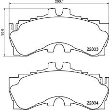Гальмівні колодки дискові Brembo P83 180
