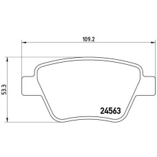 Гальмівні колодки дискові Brembo P85 114
