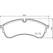 Гальмівні колодки дискові Brembo P85 168