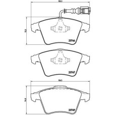 Гальмівні колодки дискові Brembo P85 082