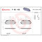 Гальмівні колодки дискові Brembo P85 165 (P85 165)