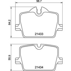 Гальмівні колодки дискові Brembo P06 114