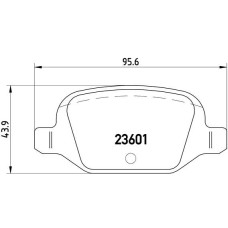 Гальмівні колодки дискові Brembo P23 064