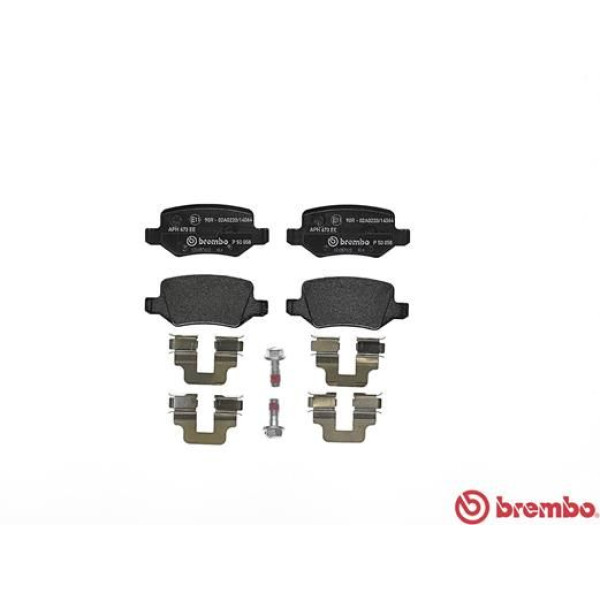 Гальмівні колодки дискові Brembo P50 058 (P50 058)