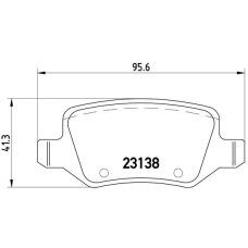 Гальмівні колодки дискові Brembo P50 058