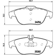Гальмівні колодки дискові Brembo P50 104