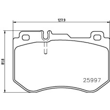 Гальмівні колодки дискові Brembo P50 123