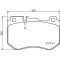 Гальмівні колодки дискові Brembo P50 123 (P50 123)